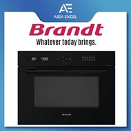 BRANDT BKC7513BB 40L BLACK BUILT-IN COMBI MICROWAVE OVEN