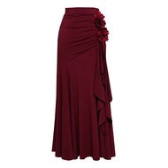 Modern Dance Skirt National Standard Dance Social Dance Skirt Waltz Latin Dance Skirt Premium Nation