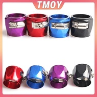 TMOY AN4/AN6/AN8/AN10/AN12 Oil Fuel Hose Clamp Line Finisher Aluminum Car Accessories TMOY