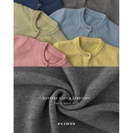 ECINOS - Jennie Hairy Wool Knitted Cardigan | Women's tops | Women's Cardigan LS