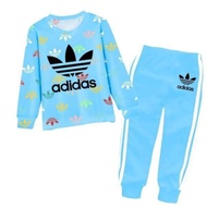 J2 Adidas Set Baju Adidas Budak Lelaki / Perempuan