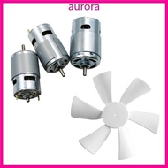 Auro 775 795 895 Motor DC12-24V High-speed Large Torque Motor  Bearing Fan for DIY Model Car Small D
