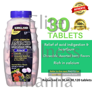 30 Tablets-Kirkland Signature Antacid Ultra Strength, 1000 mg AUTHENTIC