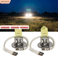 LOMC◇2PCS H3 Amber Xenon Yellow 100W Halogen Car Front Fog light Headlight Bulbs
