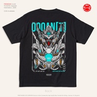 T-shirt Anime Mobile Suit GUNDAM 00-00 Qan[T] Buttonscarves