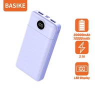 Basike🎁รับประกัน1ปี🎁 แบตเตอรี่สำรอง พาวเวอร์แบงค์10000/20000mAh แบตสำรอง Power Bank ของแท้ 100% มาตร
