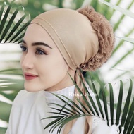 INNER DALAMAN HIJAB TURKI CEPOL JUMBO RENDA TALI BELAKANG BAHAN SPANDEX PREMIUM
