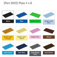 A97.[Ready Stock] 3035. Lego Parts : 4 x 8 Plate