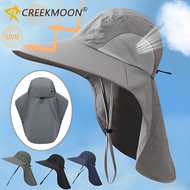 Summer Sun Protection Fishing Hat Summer Breathable Camping Hiking Caps Anti-UV Sun Hat With Neck Co