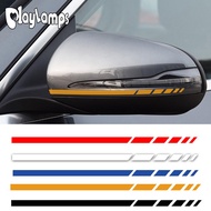 2pcs Car Sticker Rearview Mirror Side Stripes Sticker Rearview Mirror Vinyl Decal For Mercedes Benz W204 W205 W176 A45 W213 C63 AMG