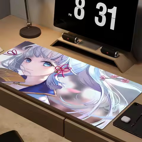 Kamisato Ayaka Mouse Pad Genshin Impact Mousepad Genshin Keyboard Pad Ayaka Padding Computer Pad PC 