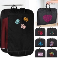 Wardrobe organizer, vest, wardrobe organizer, closed zipper, animal paw pattern