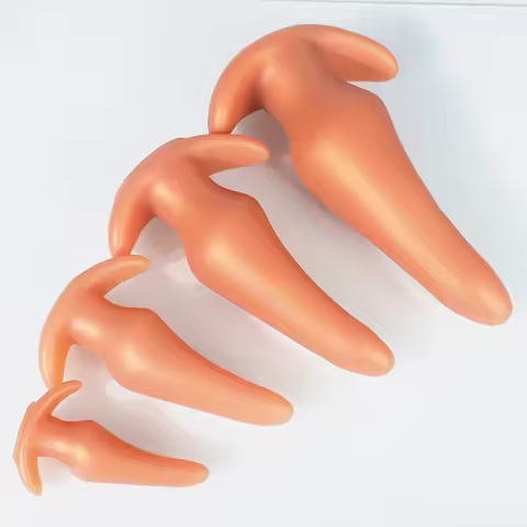 Wearable Anti Drop Soft Anal Plugs Liquid Silicone Huge Butt Plug Prostate Massage Anal Training Com