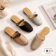 Yellow Heidi Sandals 3Cm Glitter Anti-Slip Heels Luxury Slip-On Sandals