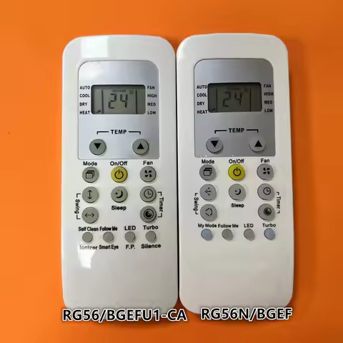 New Air Conditioner Remote Control Replacement For Carrier RG56V/BGEF RG56N/R1 RG56/BGEF-CA RG56/BGE