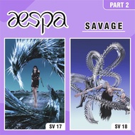 AESPA KPOP POSTER SAVAGE PART 2