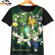 Digimon Cartoon 3D T-Shirt for Kids Digimon Anime 3D Printing T-ShirtV3 V3 for Ages 1-12 Years - Lig