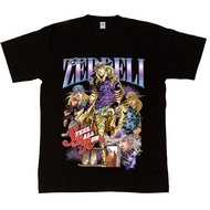 【hot】 เสื้อยืดคุณภาพดี เสื้อยืด พิมพ์ลาย Gyro Zeppeli Jojo Bizzare Adventure Steel Ball Run Homage S