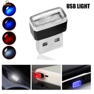 7 Colors Mini LED USB Light Atmosphere Light Car Interior Decoration Lamp For Car 1PC 【Bluey】