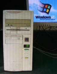 古董電腦專門【窮人電腦】486古董電腦已整理好！正常可用跑Win95系統！雙北桃園免費送外縣可寄！