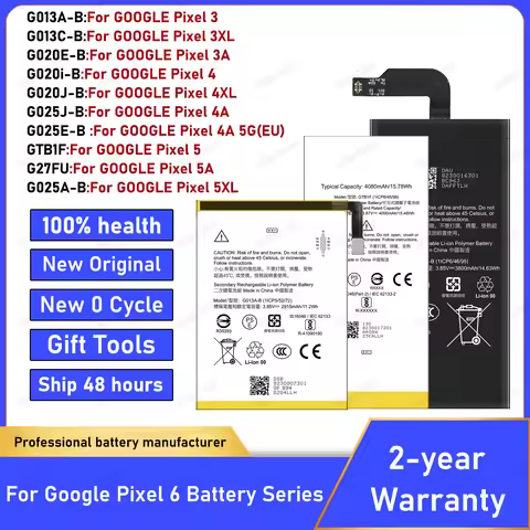 G013C-B G020I-B G020J-B G025E-B G013A-B G025J-B G27FU G025A-B Battery For Google Pixel 3 4 3XL 4XL 4