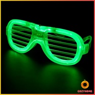 แว่นตาเรืองแสง ""มีหลอดไฟ LED"" แว่นตาเรืองแสง คริสต์มาส Luminous glasses Cozy