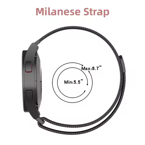 Milanese Strap For Huami Amazfit GTS Metal Watchband For Huawei Watch GT2 Pro/Amazfit GTR 42mm/Bip L