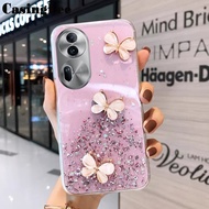 Phone Case for Oppo Reno11 Pro 11F Back Cover Starry Sky Cartoon Butterfly Clear Soft Silicone for Oppo Reno 11F 11 Pro Cover Cases