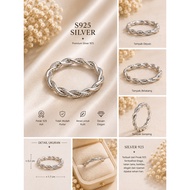 S925 Silver Ring - Essential Twist Silver Ring