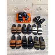 Hermes Hermes 2025 New Style Uncle Slippers Series Hermes Hermes H Home Kelly Buckle Uncle Slippers 