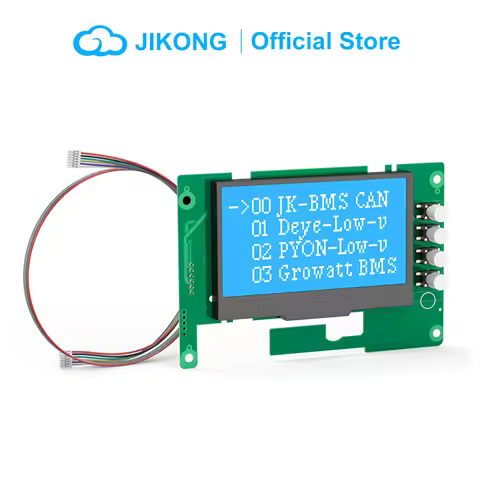 JIKONG JKBMS 3.2 Inch SOC Power Display Work for JKBMS JIKONG PB Series BMS Accessories