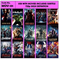 Usb With Movies Marvel Includes Subtitle Mov-01 0Fa