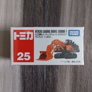 TOMICA REGULAR 1/ 300 25 HITACHI LOADING SHOVEL EX8000-7 - 158264