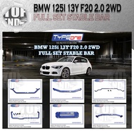 TYPE ONE 100% ORIGINAL BMW 125i 13Y F20 2.0 2WD FULL SET STABLE BAR COLOUR BLUE CAR BODYKIT