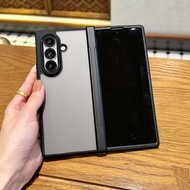 Transparent Case  For Samsung Galaxy Z Fold 7 Matte Skin Friendly Hinge Folding Shockproof Protectiv