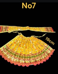 fancy Amman pavadai with stone/seeru set/velvet fancy Amman pavadai with stone/seeru set/Amman vastr