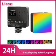 Updated Ulanzi VL49 RGB PRO Video Light 2500K-9000K LED Camera Light 2500mAh Rechargable Battery Hon