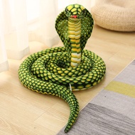 80/170/240Cm Simulated Colorful Cobra Plush Toy Stuffed Animals Snakes Plushies Doll Funny Spoof Jok