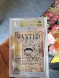 One Piece gear 5 luffy Wanted Poster SP bgs10