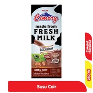 Cimory Hazelnut Fresh Milk Susu uht kemasan kotak 250ml.
