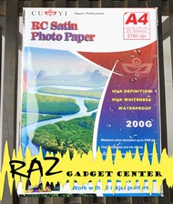 Cuyi RC Satin / Cuyi RC Glossy Photo Paper A4 200 Gsm