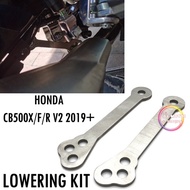 HONDA CB500X V2 2019 - 2023 LOWERING KIT CB500 CB 500X LOWER MONOSHOCK MONO BODY SLIDER ENGINE GUARD