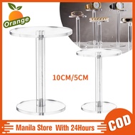 5cm 10cm Round Pedestal Stand Clear Round Acrylic Unit Display Stand Jewelry Watch Display Stand