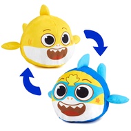 Baby Shark's Big Show! Reversible Plush Baby Shark Turns Into Super Shark – Flip Plushie Toys for To