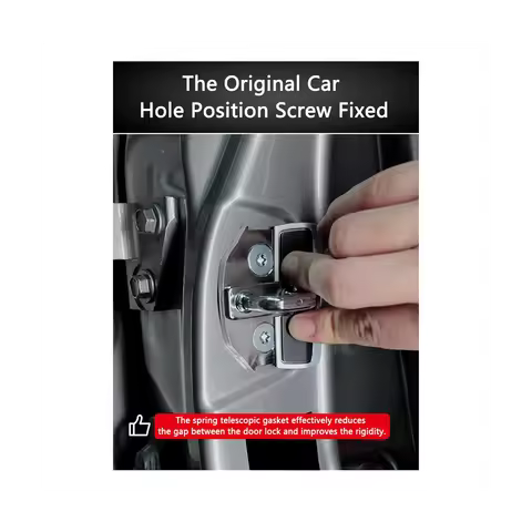 Car TRD Door Lock Buckle Upgraded Stabilizer Protector Latches Stopper for Lexus Toyota Eliminate No