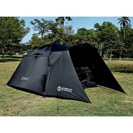 เต็นท์แคมป์ปิ้ง K2 STEALTH เต็นท์กันน้ำ ขนาด5-6คน เสาอลูมิเนียม  เต็นท์K2(รับประตลอดอายุการใช้งาน)