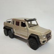 Diecast Mercedes AMG G 63 6X6 white car black goldbiru Welly 36 car toy price