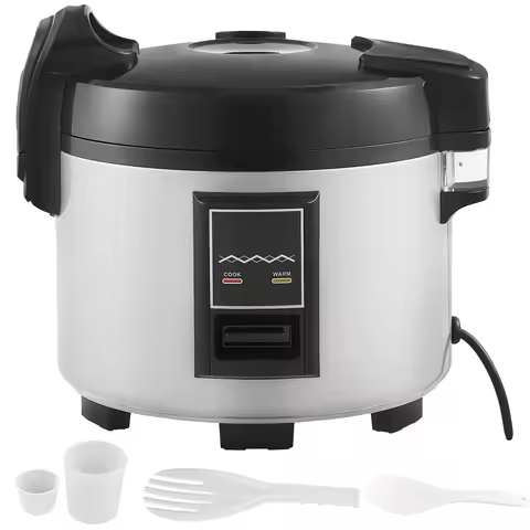 SucceBuy Commercial Rice Cooker Rice Cooker 9.51 Qt / 9 Liter Large Rice Cooker and Warmer with Nons