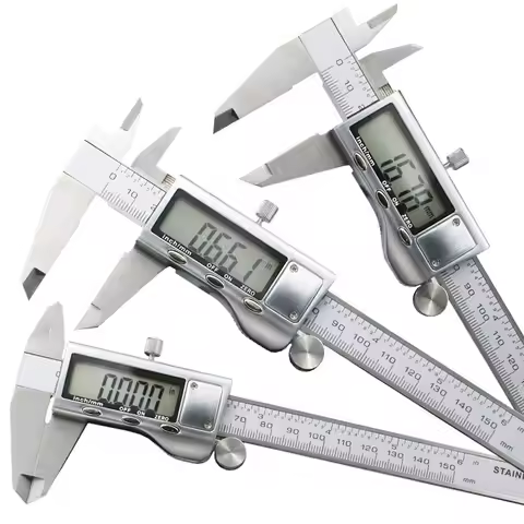10pcs Metal Electronic Vernier Caliper Digital Display Caliper Digital Display Vernier Caliper 150mm