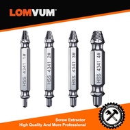 LOMVUM Damaged Screw Extractor Drill Bit Extractor Drill Set Broken Speed Out Bolt Extractor Bolt St